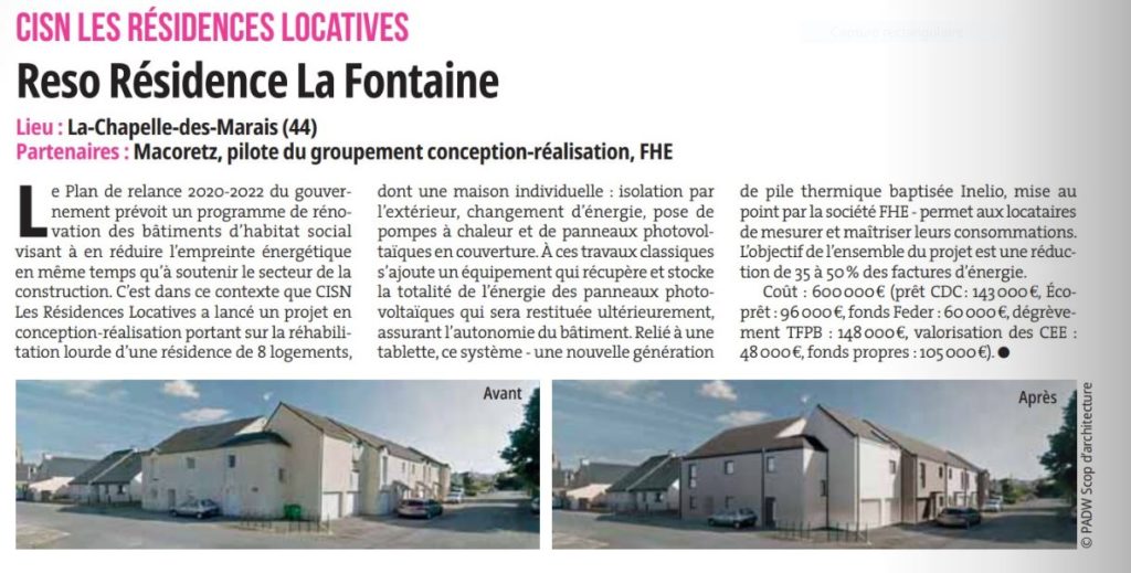Article CISN Résidences locatives, Résidence La Fontaine